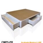 cama con cajones y patas