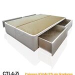 cama con cajones laterales