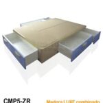 cama con cajones madera lacada
