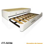 cama con cajones y nido