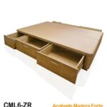 cama con cajones laterales