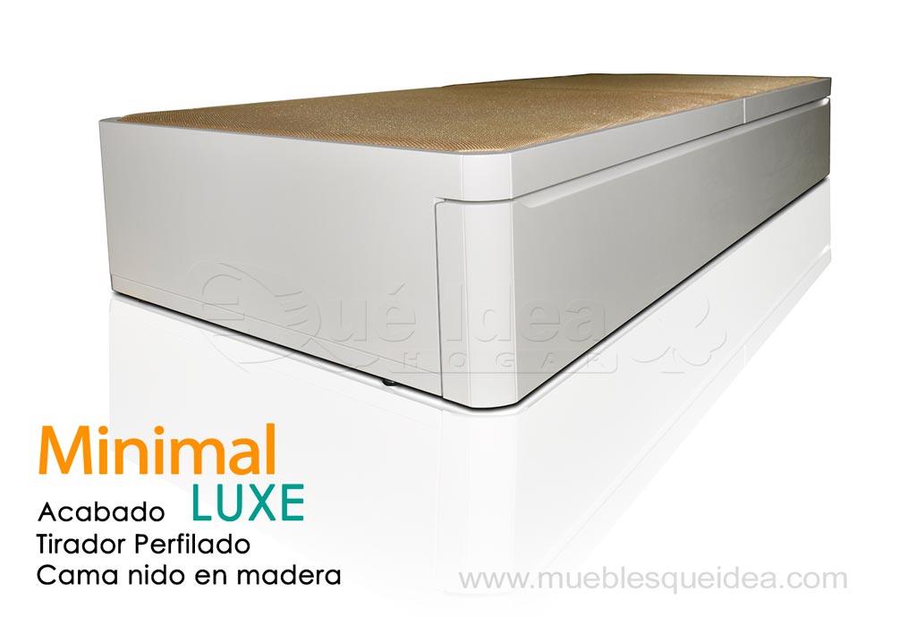 cama nido en madera cerrada