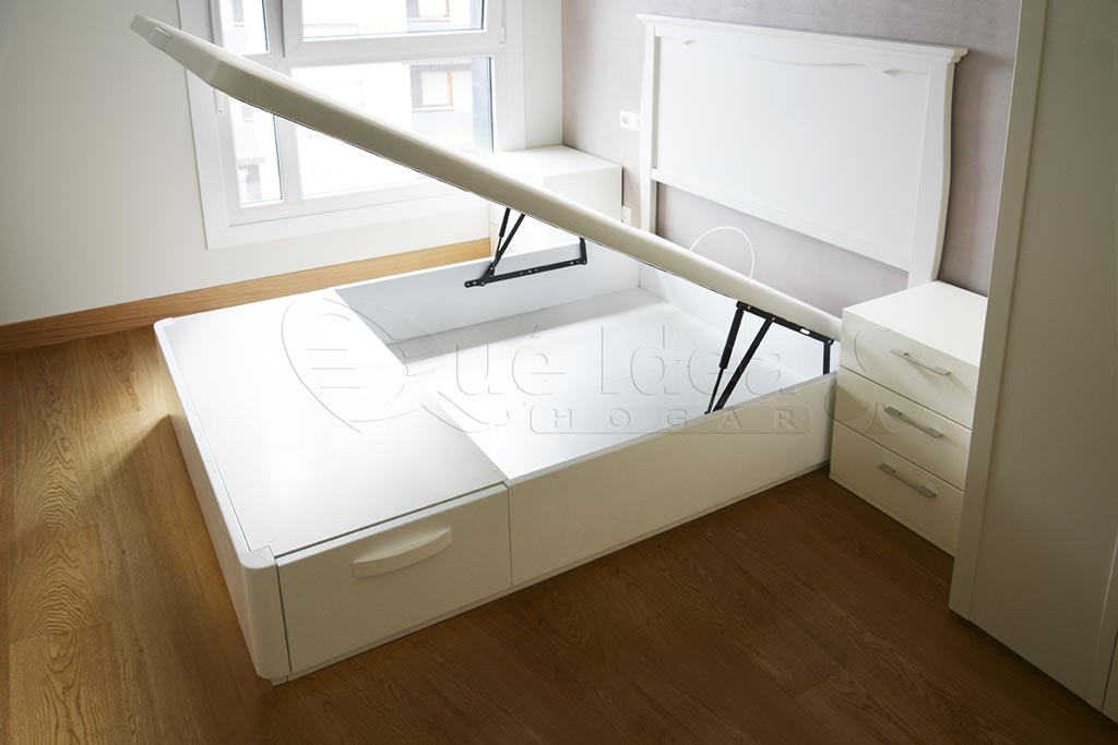 canapé abatible cajón en madera