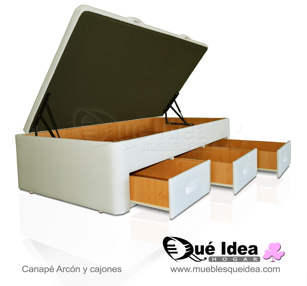 cama juvenil canapé abatible con cajones