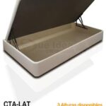 canapé con apertura lateral tapizado