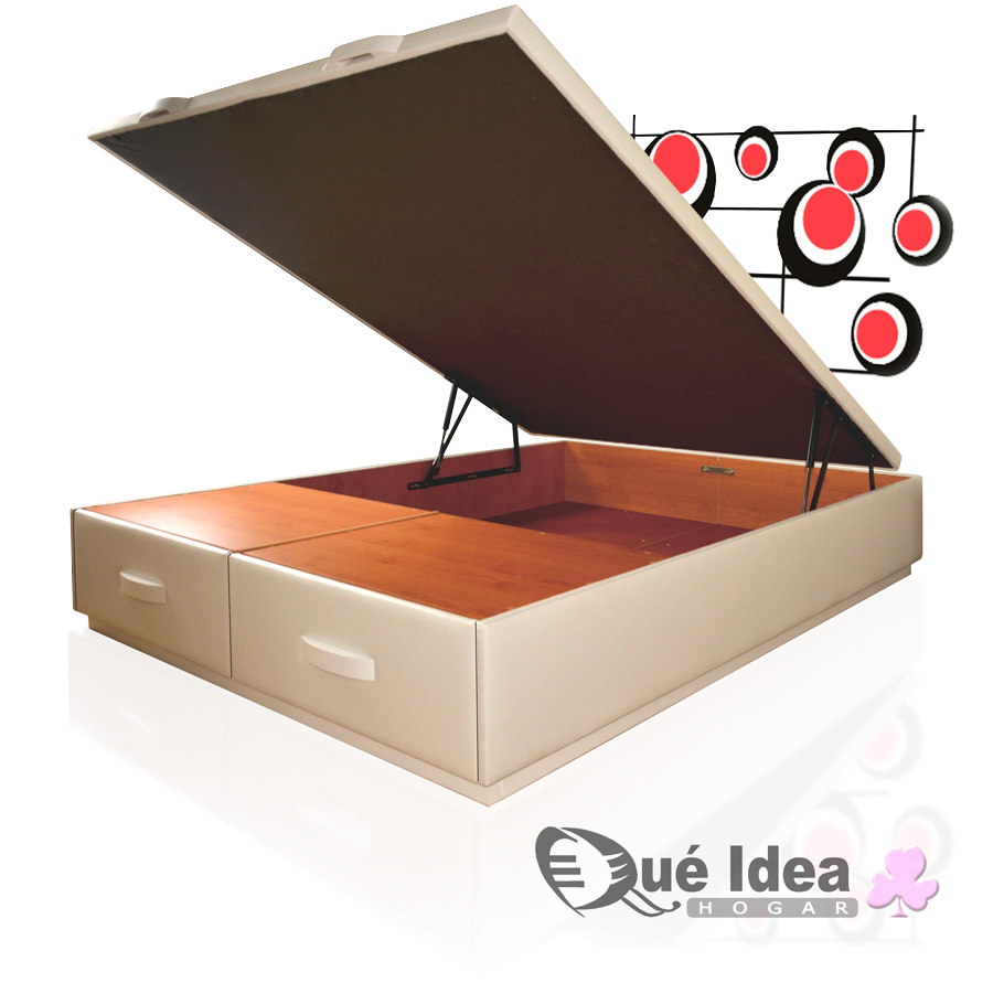 canapé con cajones frontales