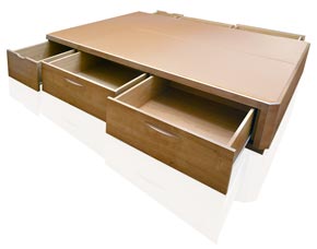 canapé con cajones laterales forte