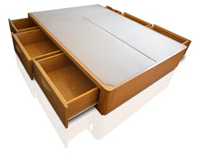 canapé cajones laterales roble