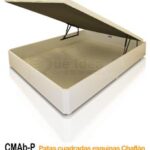 canapé con tapa abatible de madera