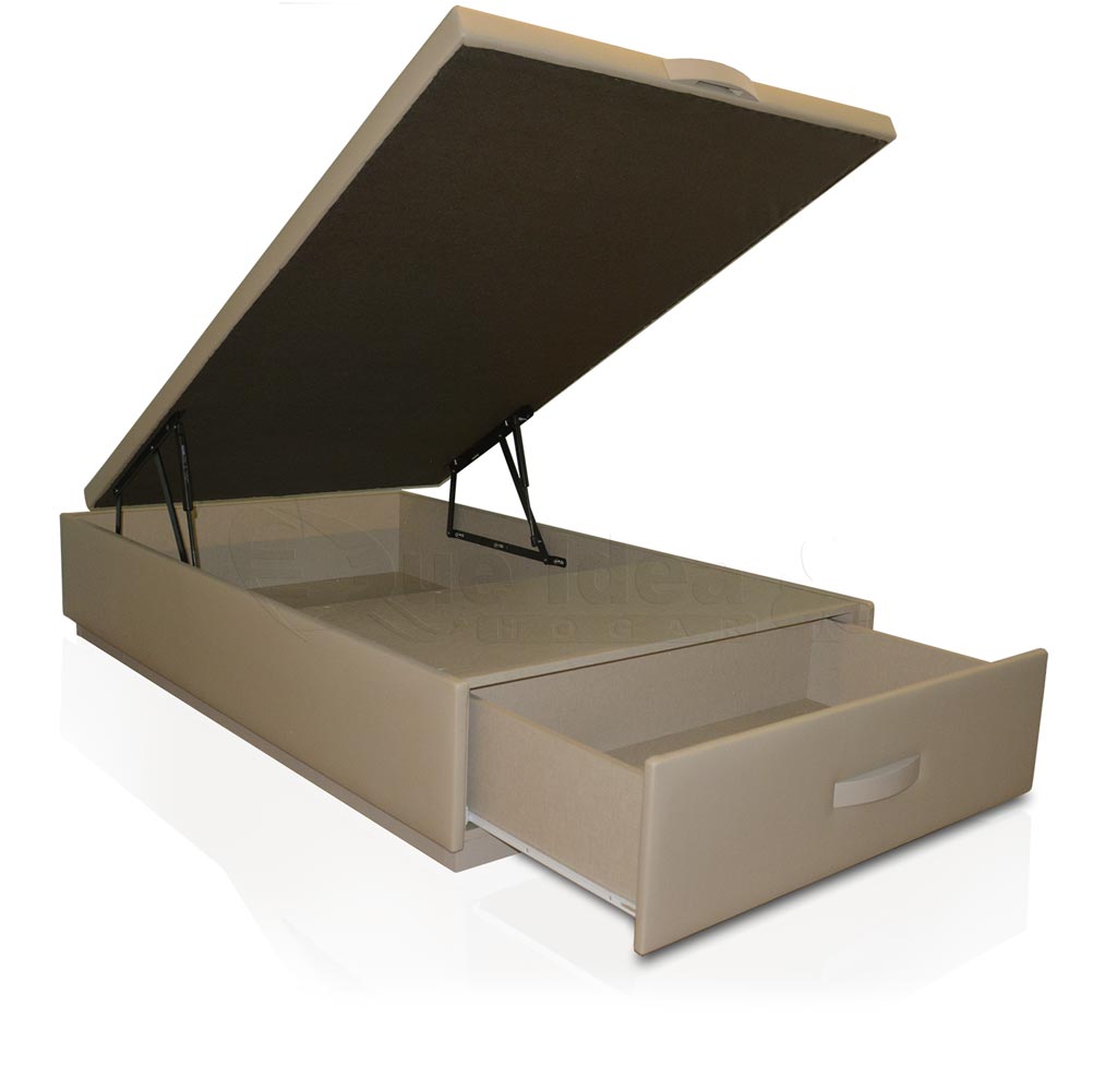 canapé individual con cajón frontal