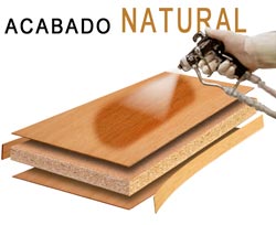 tablero rechapado natural